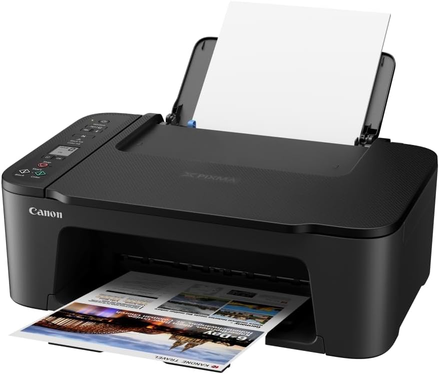 PIXMA TS3720 - Wireless All-in-One Home Office Printer, Copier, Scanner, Mobile Friendly, Black