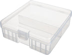 100 x AA Battery Storage Case Holder Organizer Box Transparent