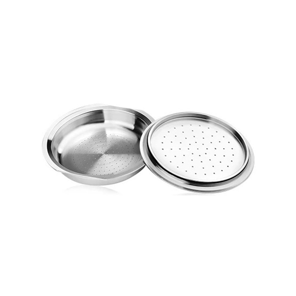 Refillable Coffee Capsule，Compatible For Philips，Senseo System Coffee Machine Reusable Pods Espresso Crema Maker(2pcs Capsule)