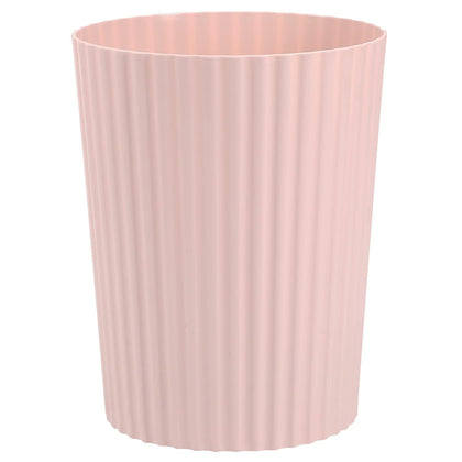Small Trash Can Plastic Wastebasket Round Garbage Container Bin for Bathroom, Kitchen, Bedroom, Home Office, College