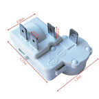 4 Pin Fridge Compressor PTC Starter Relay Overload Protector Replacement Parts