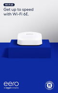 Amazon eero Pro 6E mesh wifi router - Supports internet plans up to 2.5 Gbps, Coverage up to 2,000 sq. ft., Connect