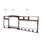Gauge Dash Panel Trim Compatible with Kenworth, Right