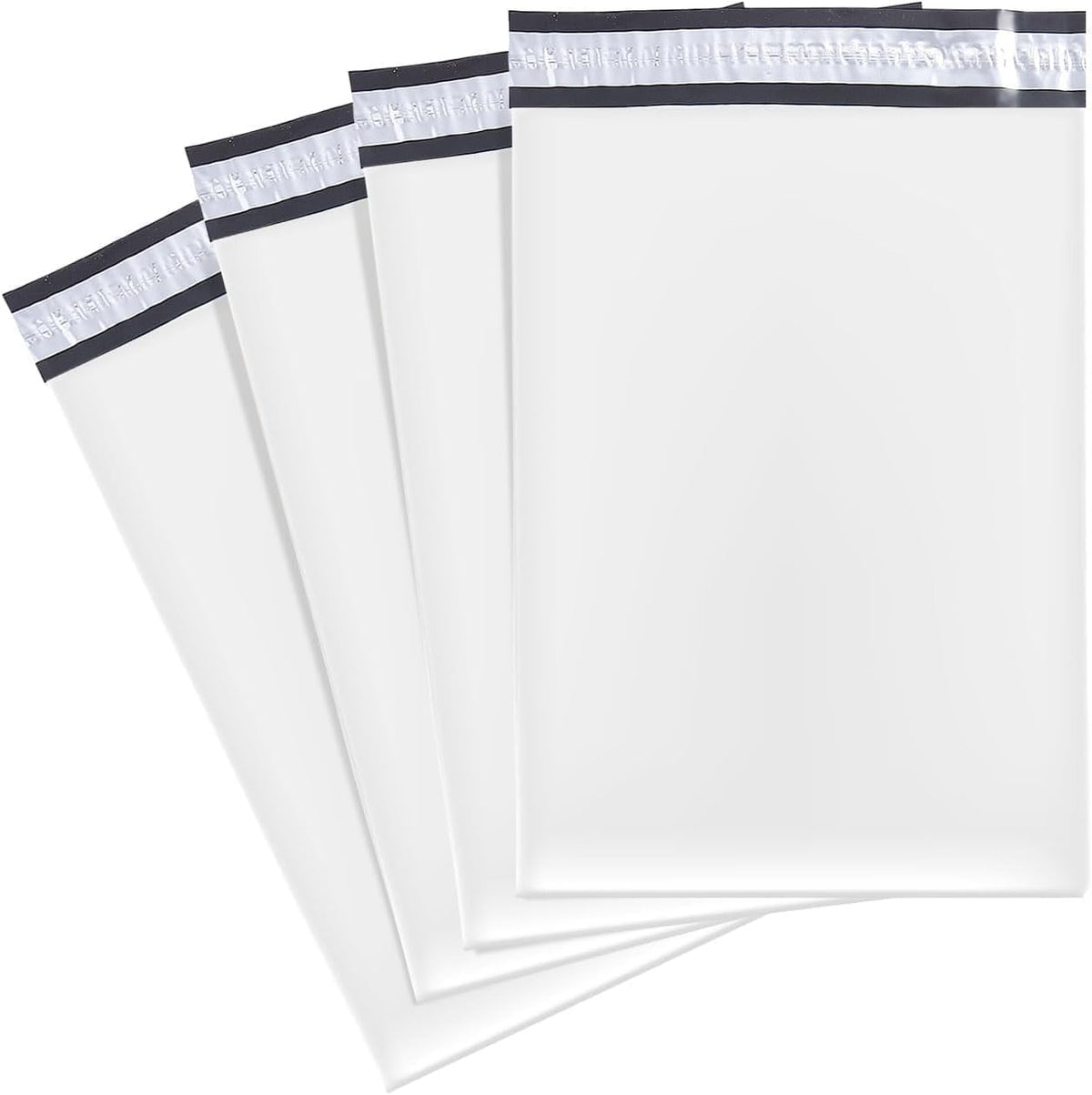 Premium White Poly Mailers 10x13, Extra Strong Self-Sealing Shipping Envelopes, Multipurpose Mailers for Business &