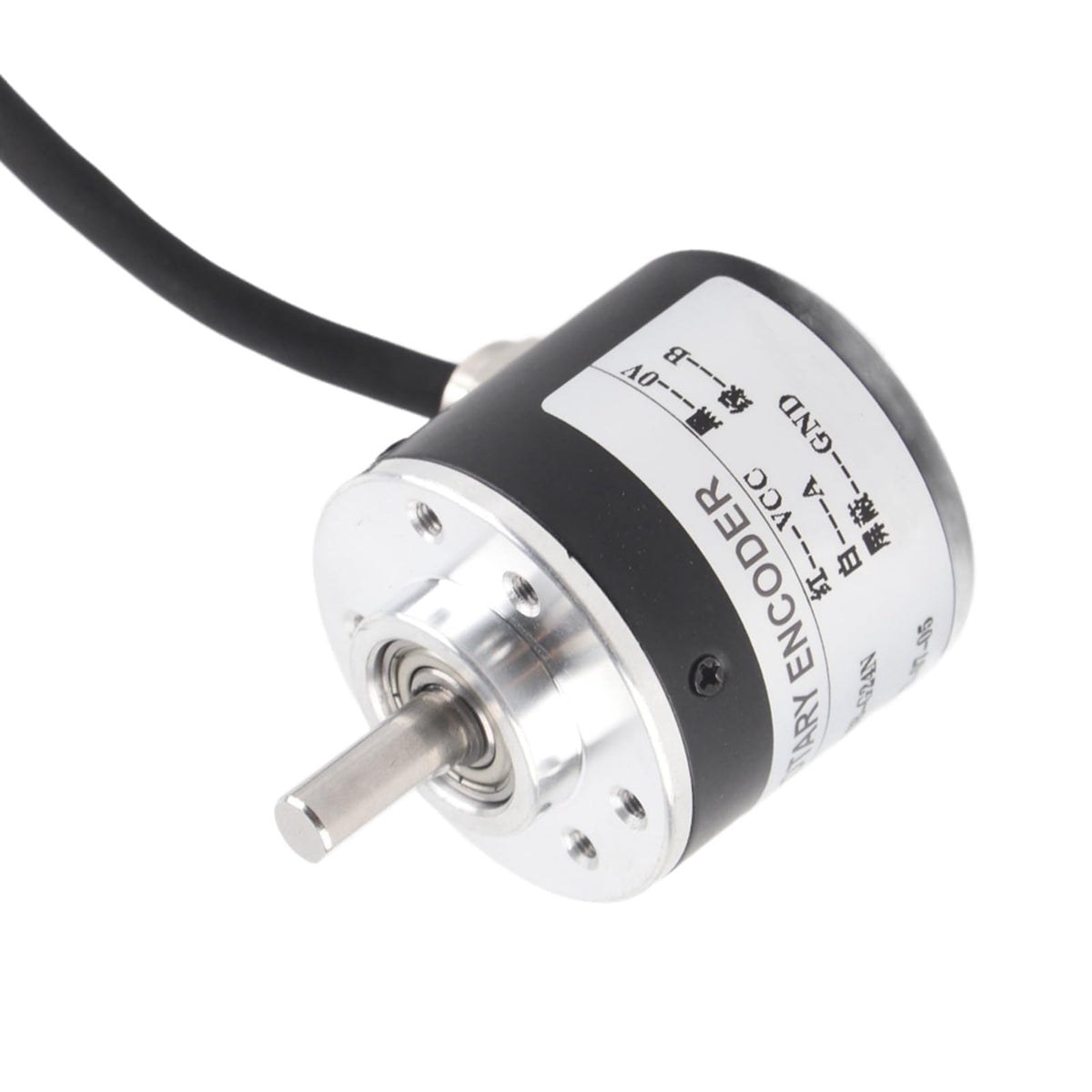600p R Rotary Encoder, Mini Incremental Rotary Encoder 5v to 24v Ab 2phases Shaft 6mm for Industrial Automation Equipment