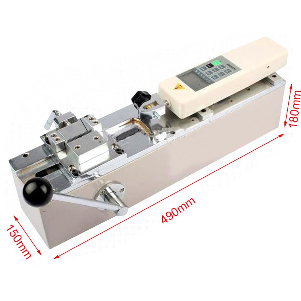 HP-500 Display Force Gauge 500N Manual Horizontal Digital Push-Pull Meter Tensile HPH Pull Force Tester + Test Bench 110V