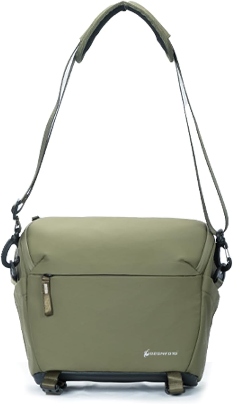 Camera Bag Crossbody Waterproof Sling Purse Case Small Photography Shoulder Messenger Bag Backpack with Tripod Holder