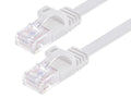 Cat6 Ethernet Patch Cable - RJ45, Stranded, 550Mhz, UTP, Pure Bare Copper Wire, 24AWG, 50 Feet, White - Flexboot Series