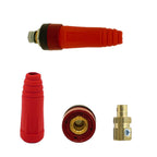 Welding Knight Welding Machine Cable Panel Connector DKJ35-50 Black&Red