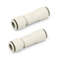 GASHER 2PCS 1/4OD Pneumatic Check Valve AKH 06-00 White