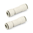 GASHER 2PCS 1/4OD Pneumatic Check Valve AKH 06-00 White