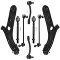 SCITOO 8pcs Front Lower Control Arm for Hyundai 2011-2016 for Elantra