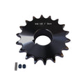 #40 Sprocket 18T 1" Bore Hardened Black Oxide
