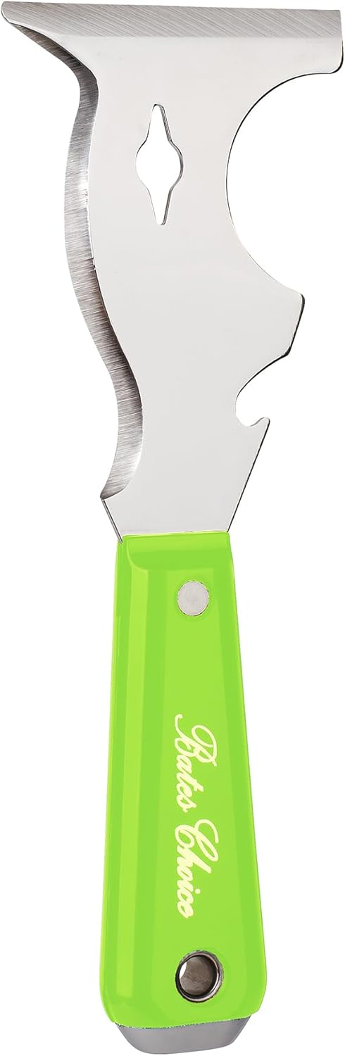 Bates- Paint Scraper, 10 in 1 Painters Tool, Green Handle Paint Scrapers for Wood, Painters Tool, Painters Knife
