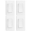 ELEGRP LEDPro Multi-Location Dimmer, EDM25BMC Master and Companion Dimmer Light Switch for LED, Single Pole/3 Way, 2 Pack, Matte White