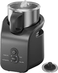 4-in-1 Milk Frother - Electric Steamer, Automatic Warm & Cold Cappuccino Foam Maker, 12.5oz Milk Warmer for Latte