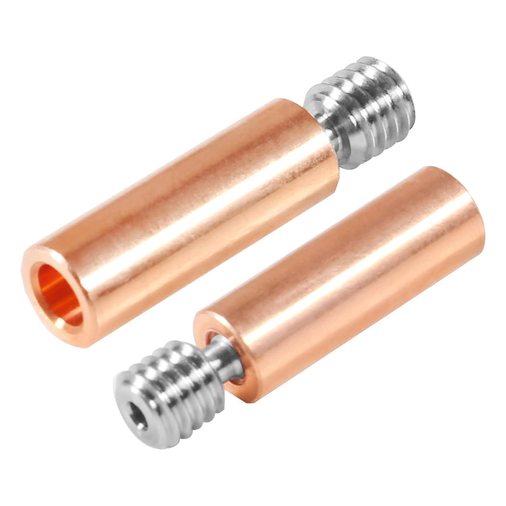 4pcs All Metal Bimetal Heatbreak Copper Titanium TC4 Throat High Temperature for Creality 3D Printer CR10 Hotend