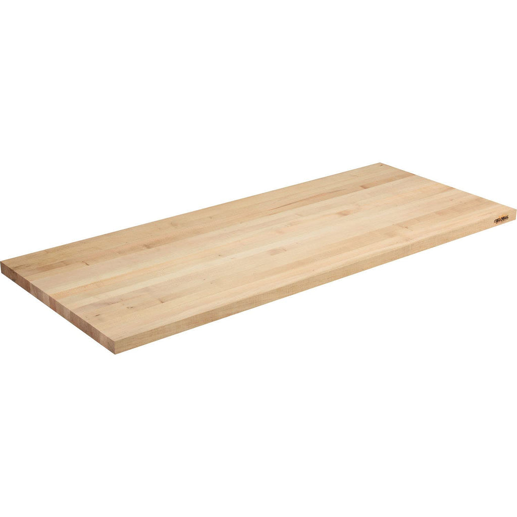 Workbench Top - Maple Butcher Block Square Edge, 96" W x 30" D x 1-3/4" Thick