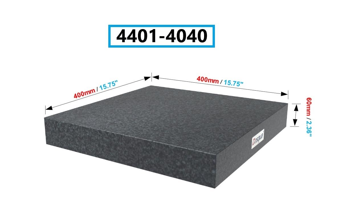 HHIP 4401-4040 15.7 X 15.7 X 2.36" Grade A Granite Surface Plate