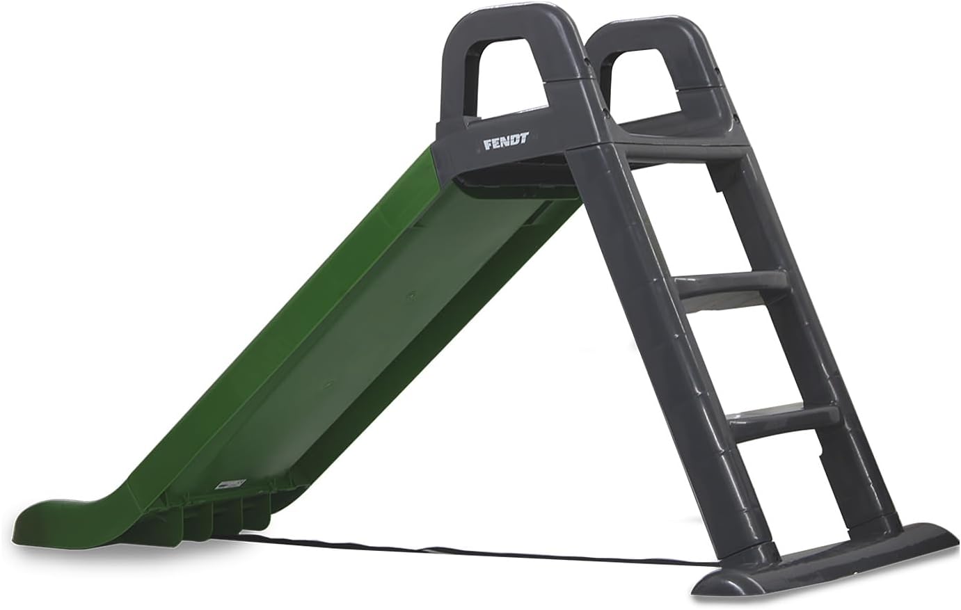 Fendt 460354 Slide Made of Robust Plastic, Slide Spout for Gentle Landings, Wide Steps and Safety Handles