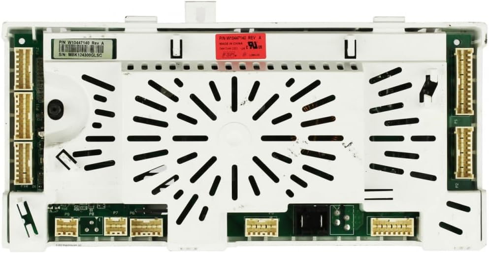 W10447140 Washer Control Board Replaces PS10067054, AP5958472, W10763747 Compatible with Whirlpool WTW8800YC0, WTW8800YC1, WTW8800YW0, MVWB850YW1, MVWB850YW0, MVWB850YG1