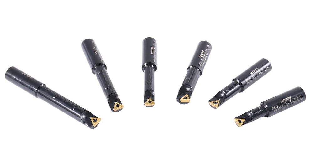 Accusize Industrial Tools Round Shank Indexable Boring Bar, 5/8 in