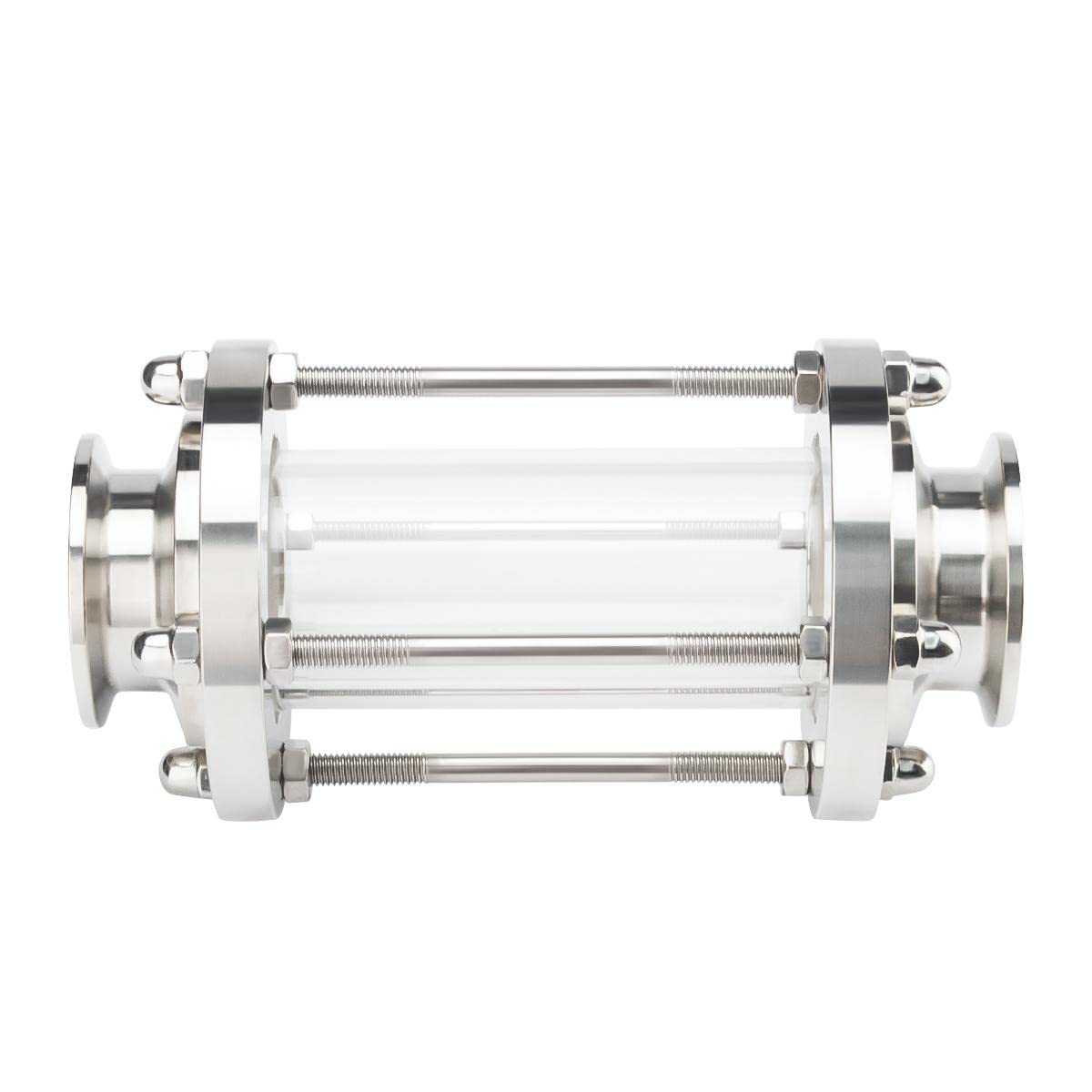 SENFUID Flow Sight Pipe Glass Diopter 2 Inch Ferrule Tri Clamp