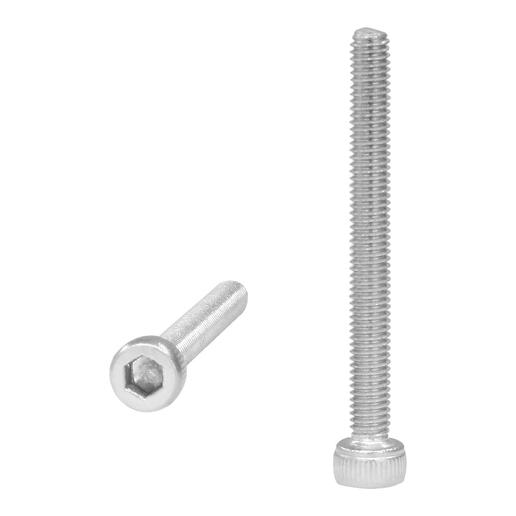 M3 x 30mm Hex Socket Head Cap Screws Bolts, Silver