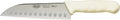 7" White Plastic Santoku Knife
