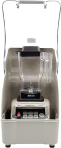 OmniBlend Omni-Q Gray Edition Commercial Blender with Full Sound Enclosure Shield, Quiet Heavy Duty 3-Speed