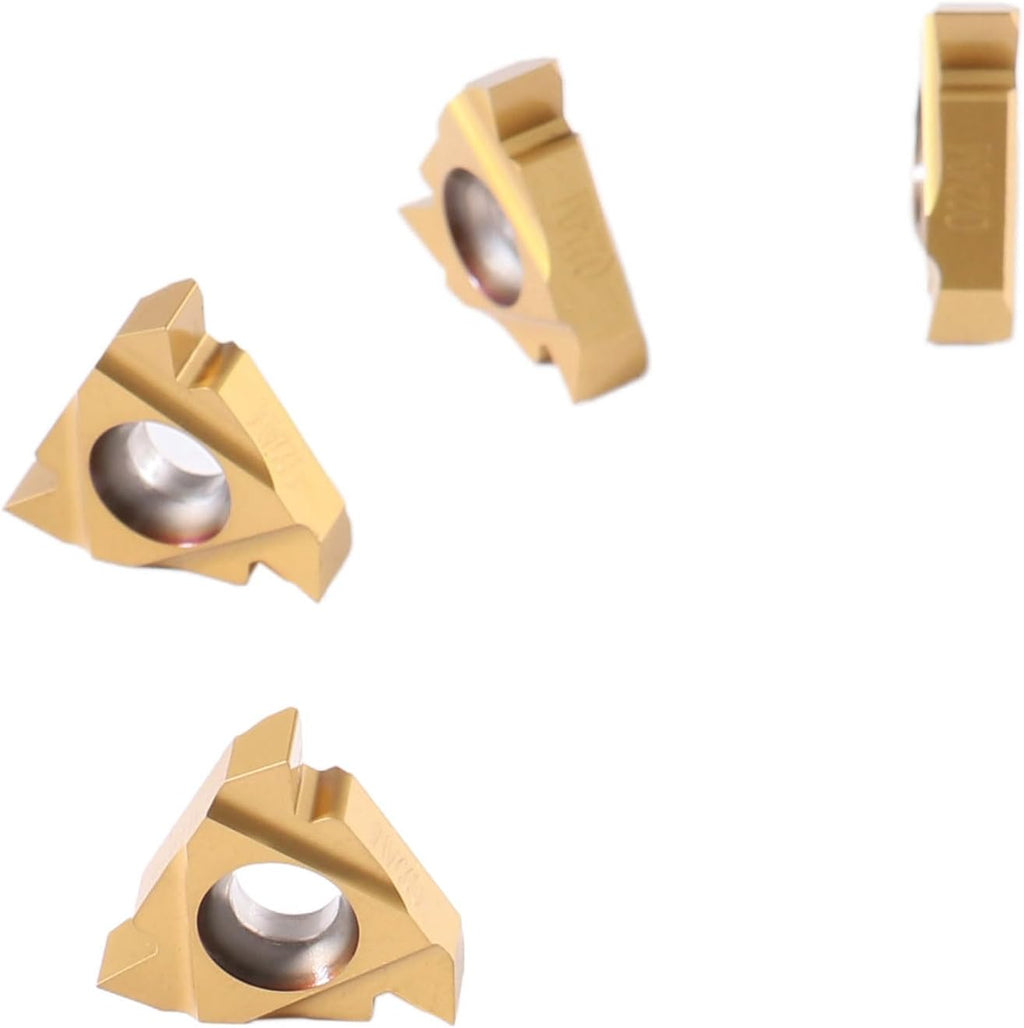 Accusize Carbide Threading Inserts, 16ER AG60 TiN, 2652-0025