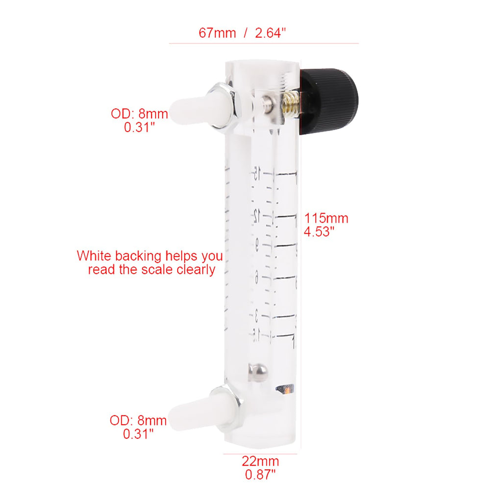 CNBTR Oxygen Rotameter | Flow Range: 1.5 to 15 LPM