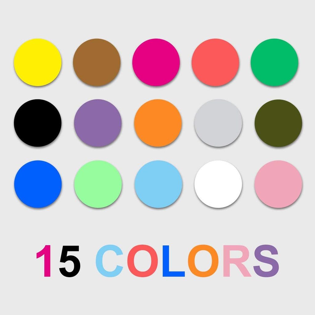 Pack of 2400 3/4" Round Color Coding Circle Dot Sticker Labels