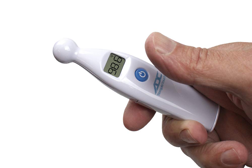 Temple Touch Digital Fever Thermometer, Non Invasive and Quick Read, Suitable for Babies, Newborns, Kids, and Adults