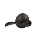 Accent Keyed Entry Door Handle, Reversible, Aged Bronze