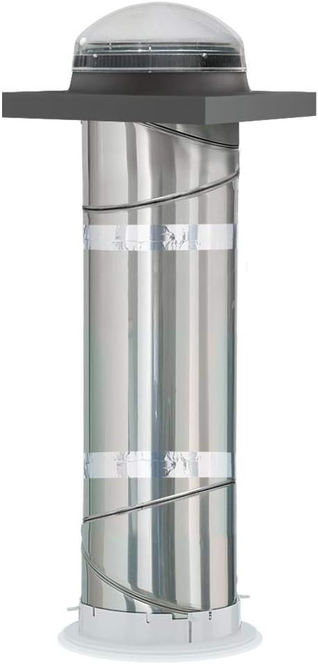 14 in. SUN TUNNEL Tubular Skylight with Rigid Tunnel and Curb-Mount Low Profile Flashing