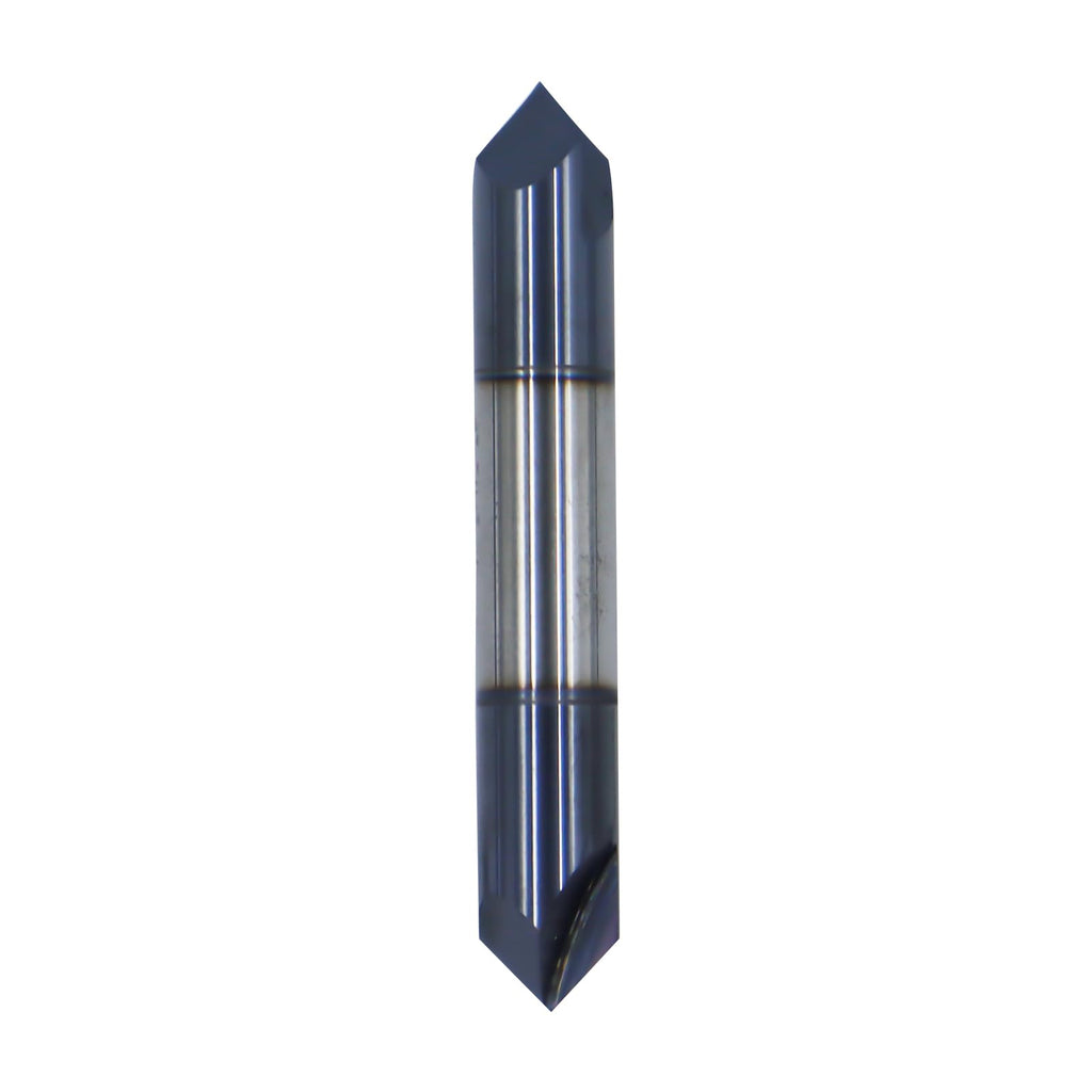 3/8in Solid Carbide End Mill, Chamfer Mill-Double End, 2 Flute