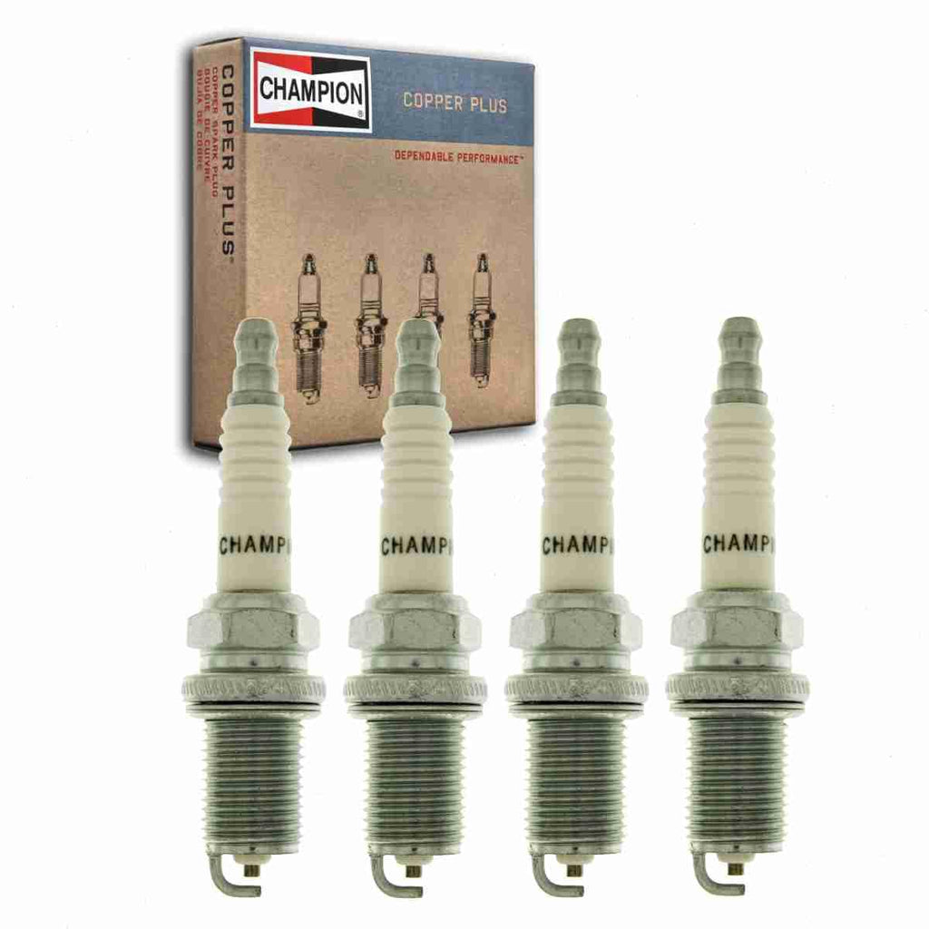 4 pc Champion 430 RC9YC4 Copper Plus Spark Plugs