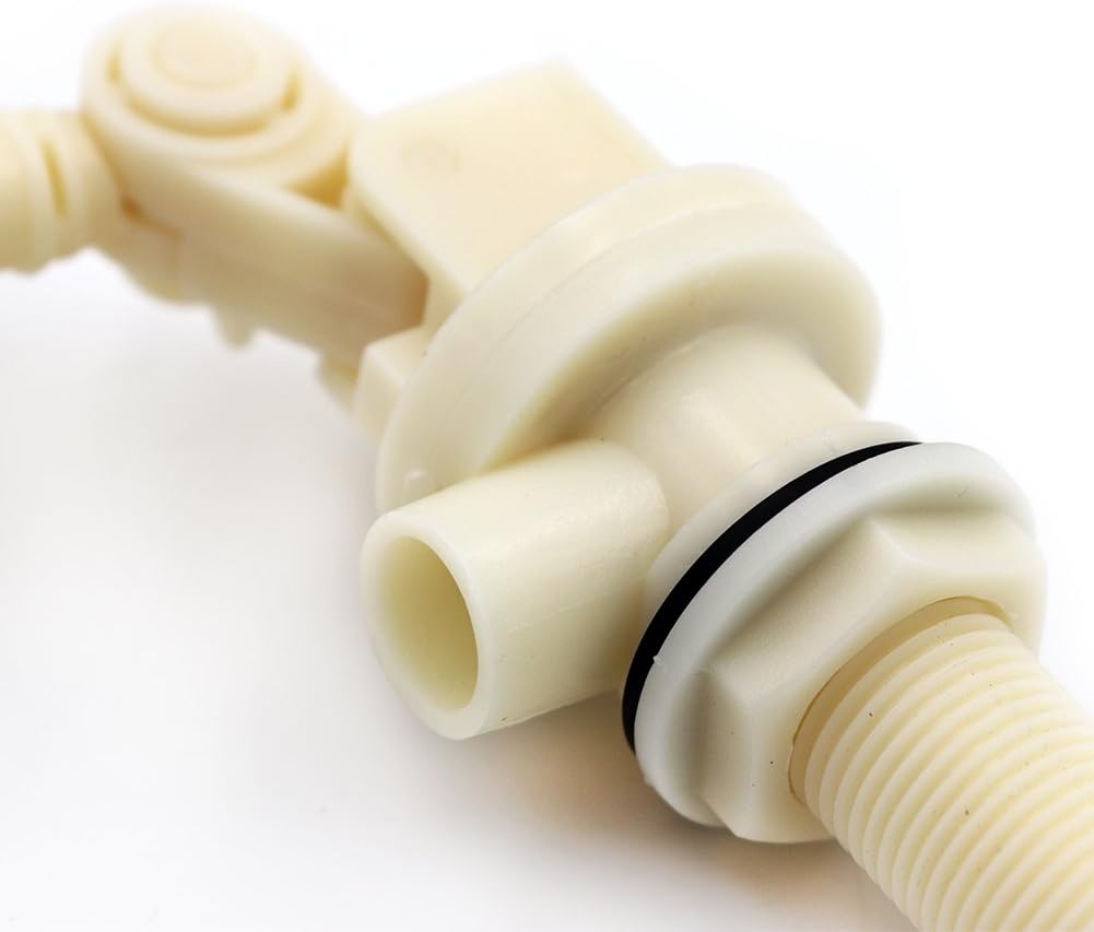 1/2 Inch Float Valve Kit Adjustable Arm Auto Water Level Control | PVC Float Ball Valve for Auto Fill For Water Tank