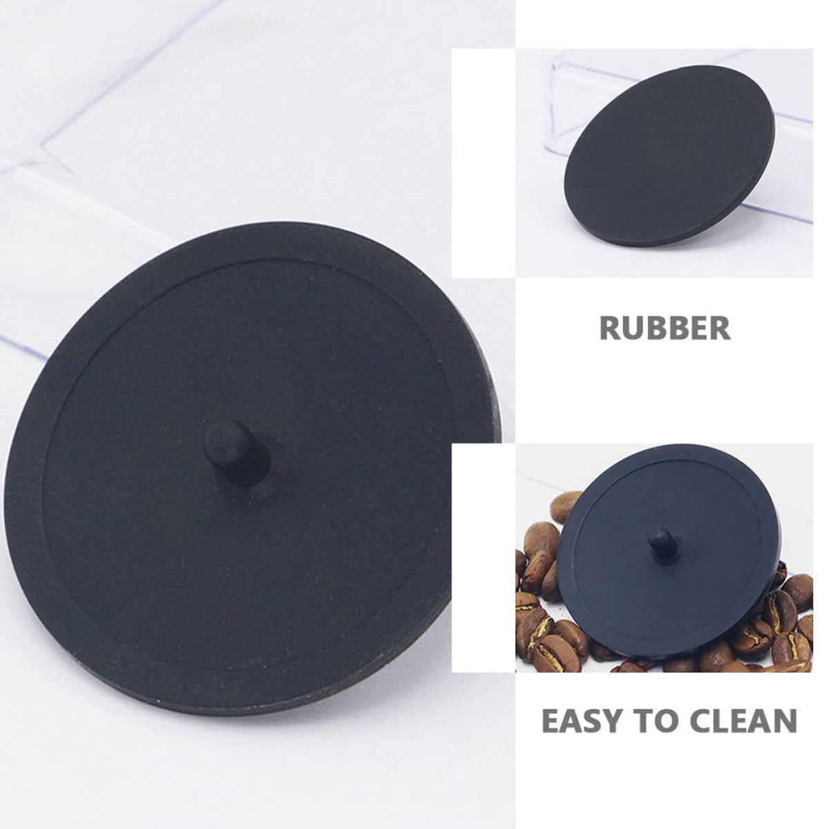 2pcs Rubber Backflush Disc for Coffee Maker Grouphead Cleaning