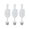 Airlocks for Fermenting (Set of 3) | Bubble Airlock for Wine Making and Beer Making | BPA-Free S-Shaped | Used for