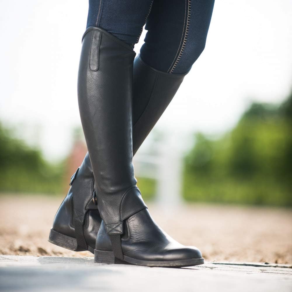 Desta Leather Half Chaps, English Riding Support & Polished Style