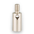 Thread Adapter 4-48 Outer Thread Shank to M2.5 Inner Thread for Dial Indicator Tips 5mm Diameter 10mm Long
