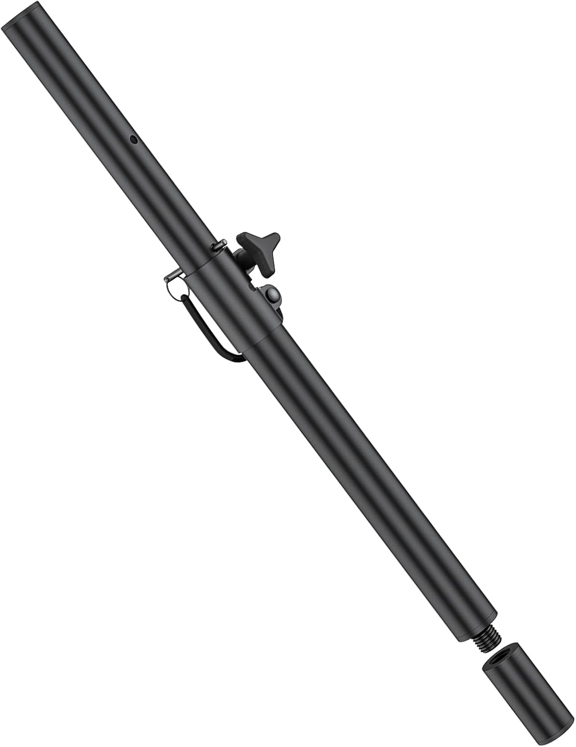 Speaker Pole Fits M20 Thread and 35mm Subwoofer Pole Mount, 1 Pack | 36"-44" Height Adjustable With Tool-Free Knob