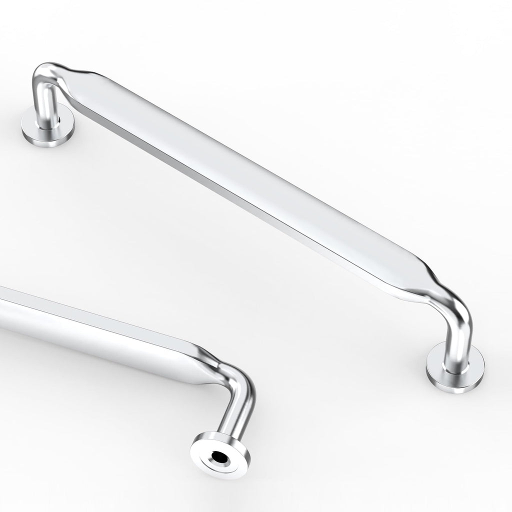 10 Pack 5 inch Polished Chrome Kitchen Cabinet Handles