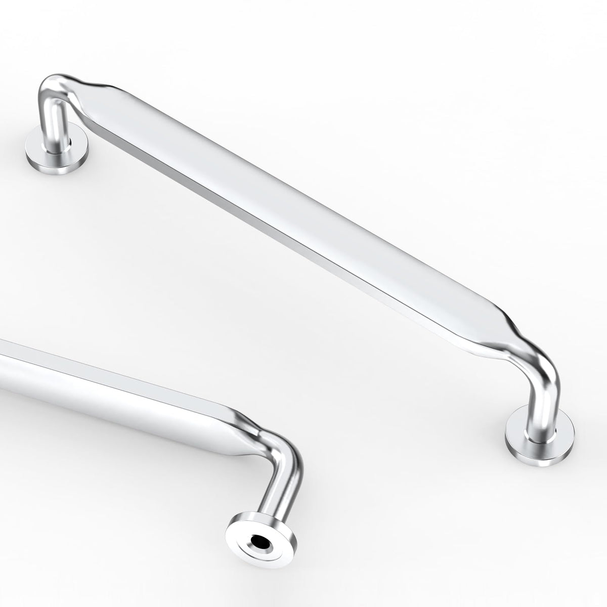 10 Pack 5 inch Polished Chrome Kitchen Cabinet Handles