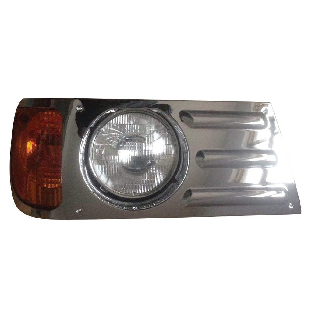 Mack Early Granite Models Chrome Headlights, Both