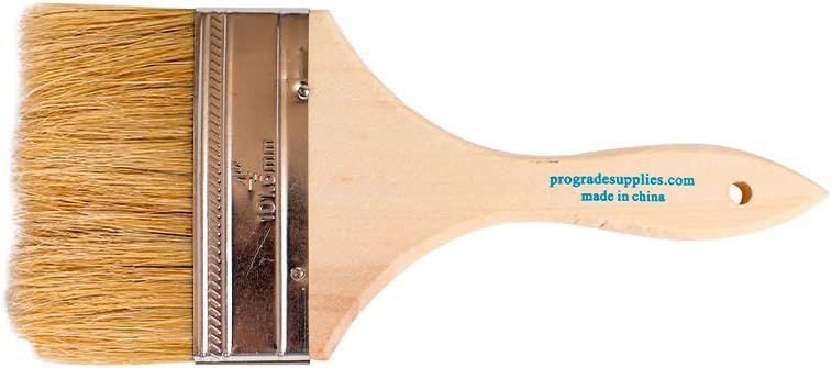 Chip Paint Brushes - 36 Ea 4 Inch Chip Paint Brush Light Brown