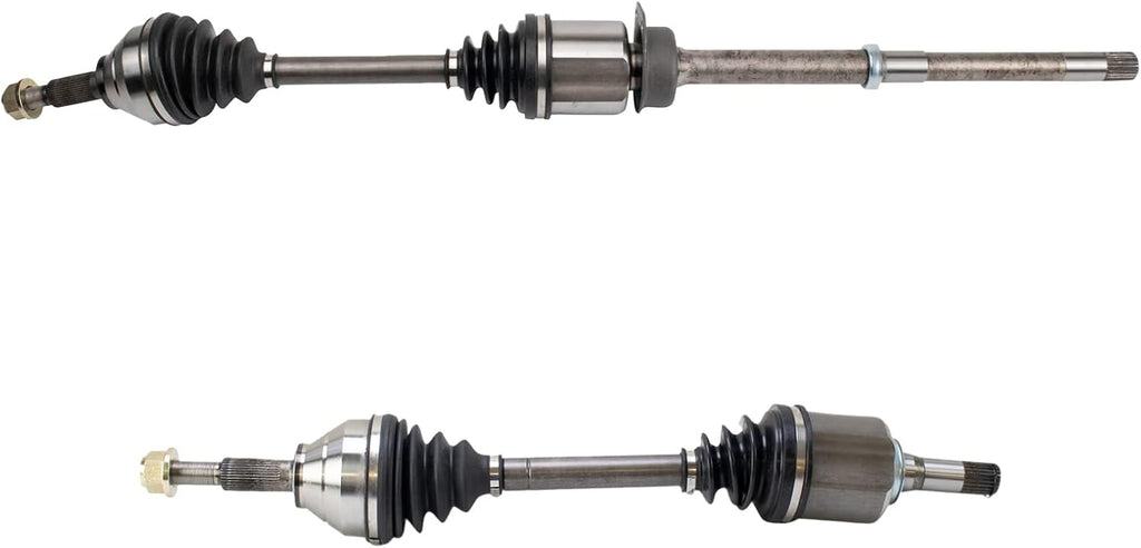 TRQ Front 2 Piece CV Axle Shaft Assembly Set