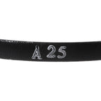 uxcell 3pcs A25 Wrapped Rubber Belt, A-Section V Belt 26.8" Outside Circumference x 0.51" Width x 0.32" Thick, Industrial Power Transmission Belt